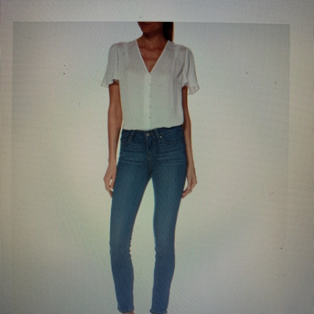 DESIGNER JEANS brand paige size 24 verdigo ankle